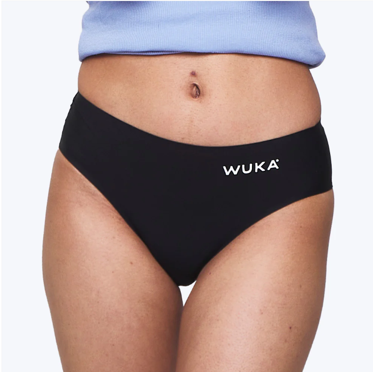WUKA Adolescente stretch talle medio super abundante S-L negro
